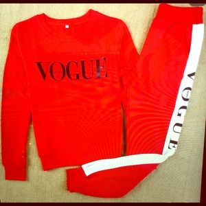 Vogue Sweat Shirt and Sweat Pants